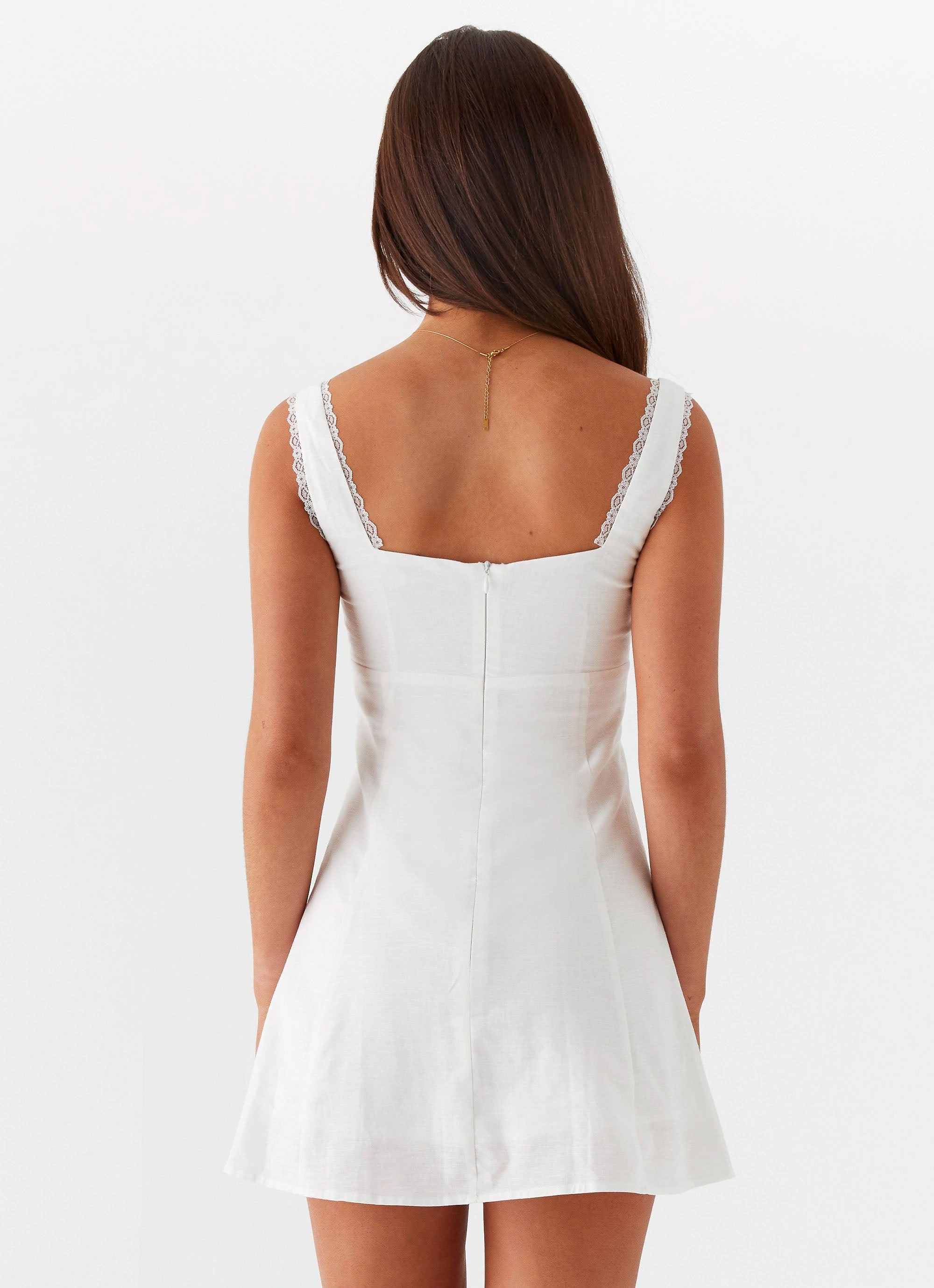 Rowena Mini Dress - White Perfect Wearable