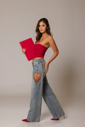 All Day Fit snag resistant TLC / HEARTBREAKER
