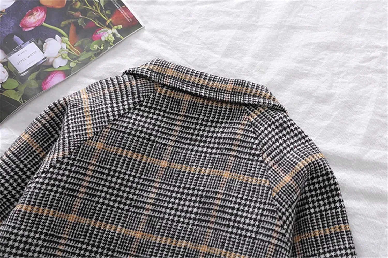Toddler Baby Girls Classic Wool Blend Coat Winter Double Breasted Trench Coat Outwear Pea Coat Jacket