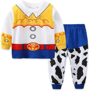 Toddler Girls Long Sleeve Elsa/Pink Pajamas Sets Pjs Cotton Infant Kids