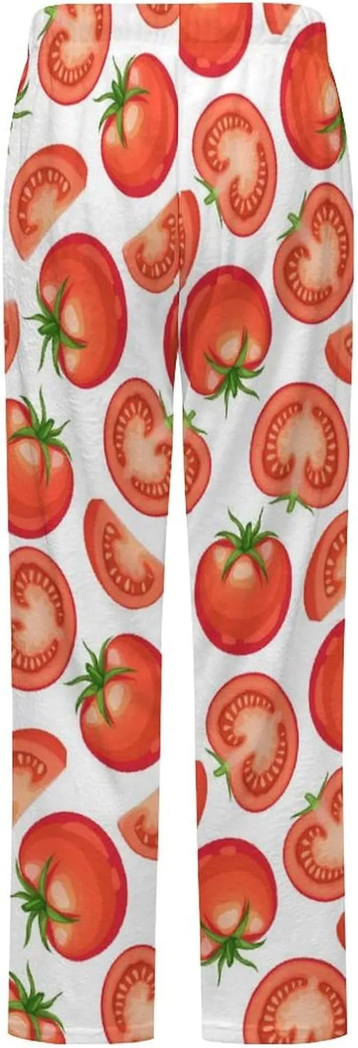 Tomato Women's Flannel Pajama Pants Fleece Lounge Sleep Bottoms PJ