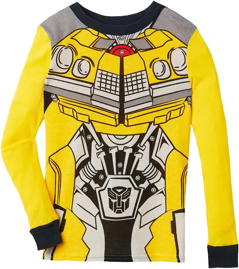 Transformers Little/Big Boy's 4 Piece Cotton Pajama Set