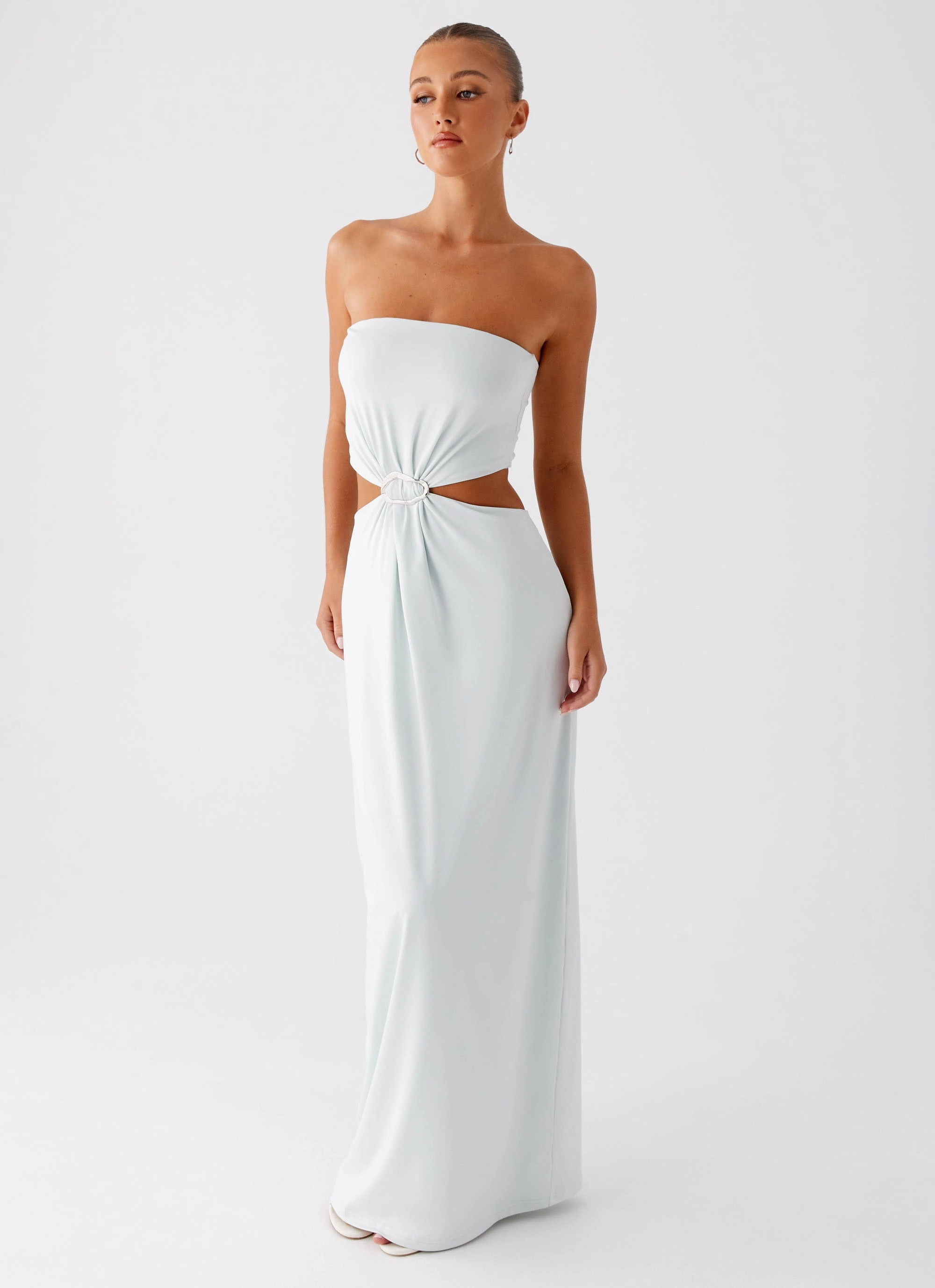 Trendy Layer Vintage-Inspired Mayfair Maxi Dress - Mint