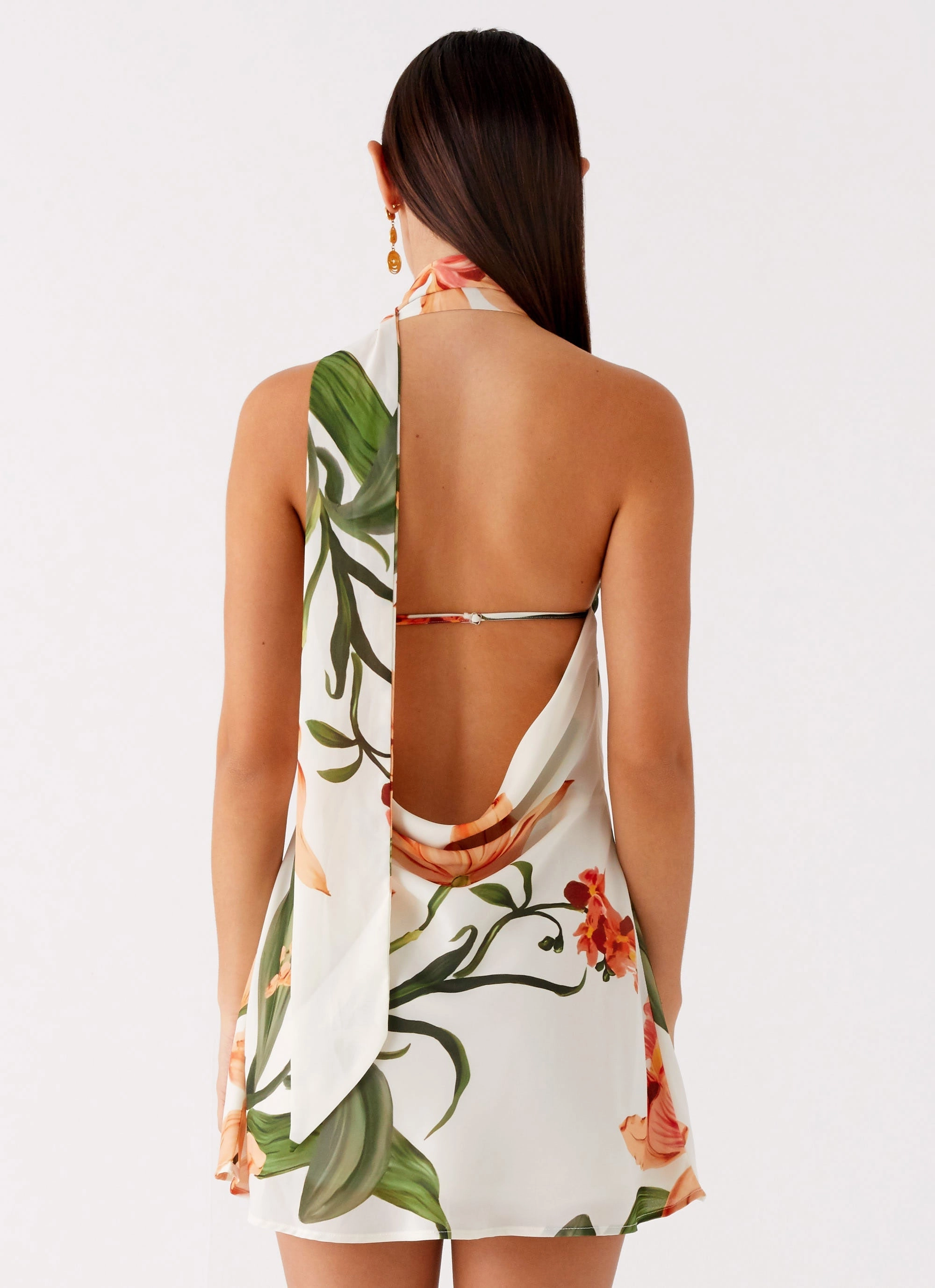 Trisha Mini Dress - Floral Print Breathable Design
