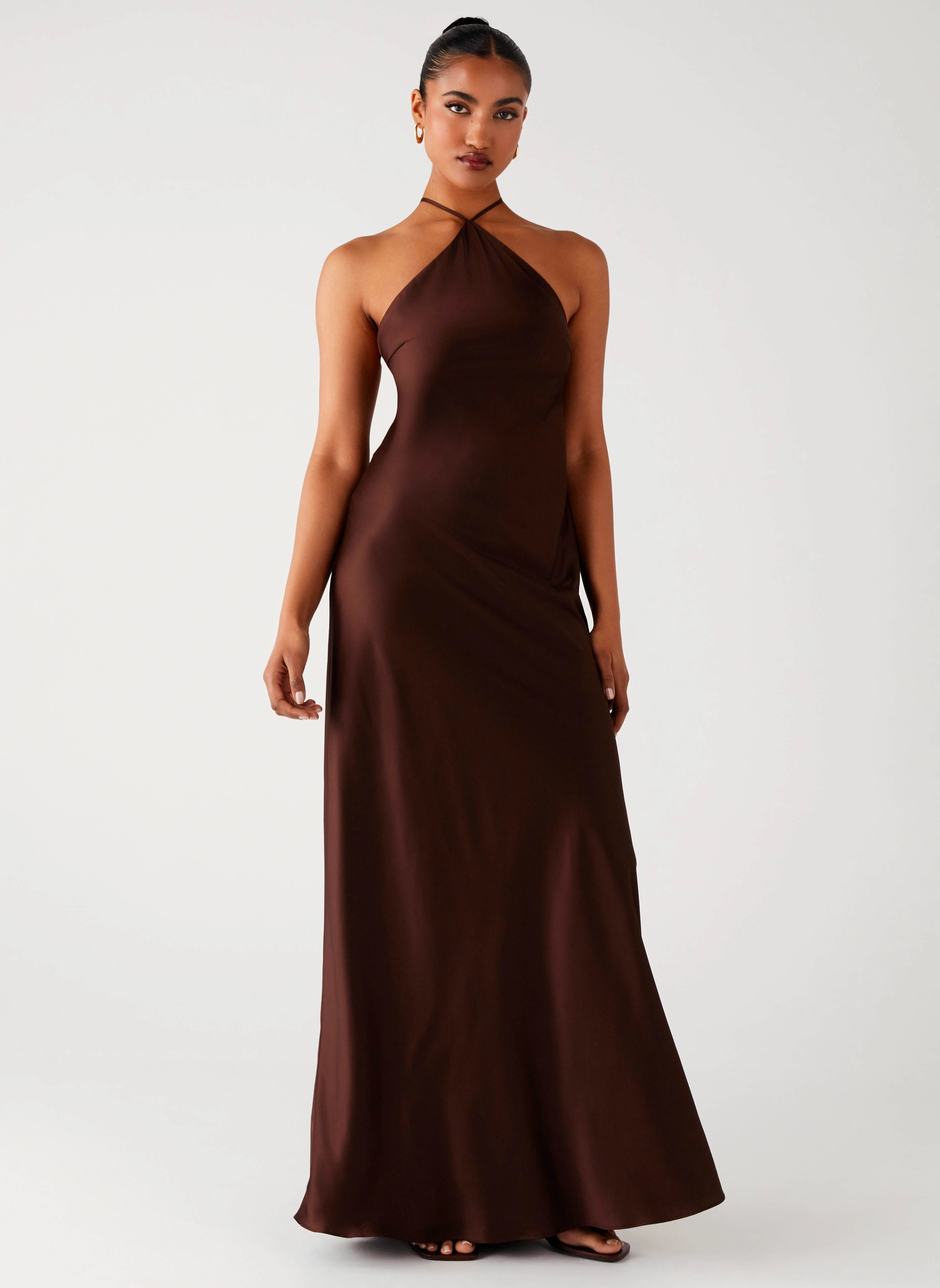 Tulama Maxi Dress - Chocolate Beach Moment Clean Flow