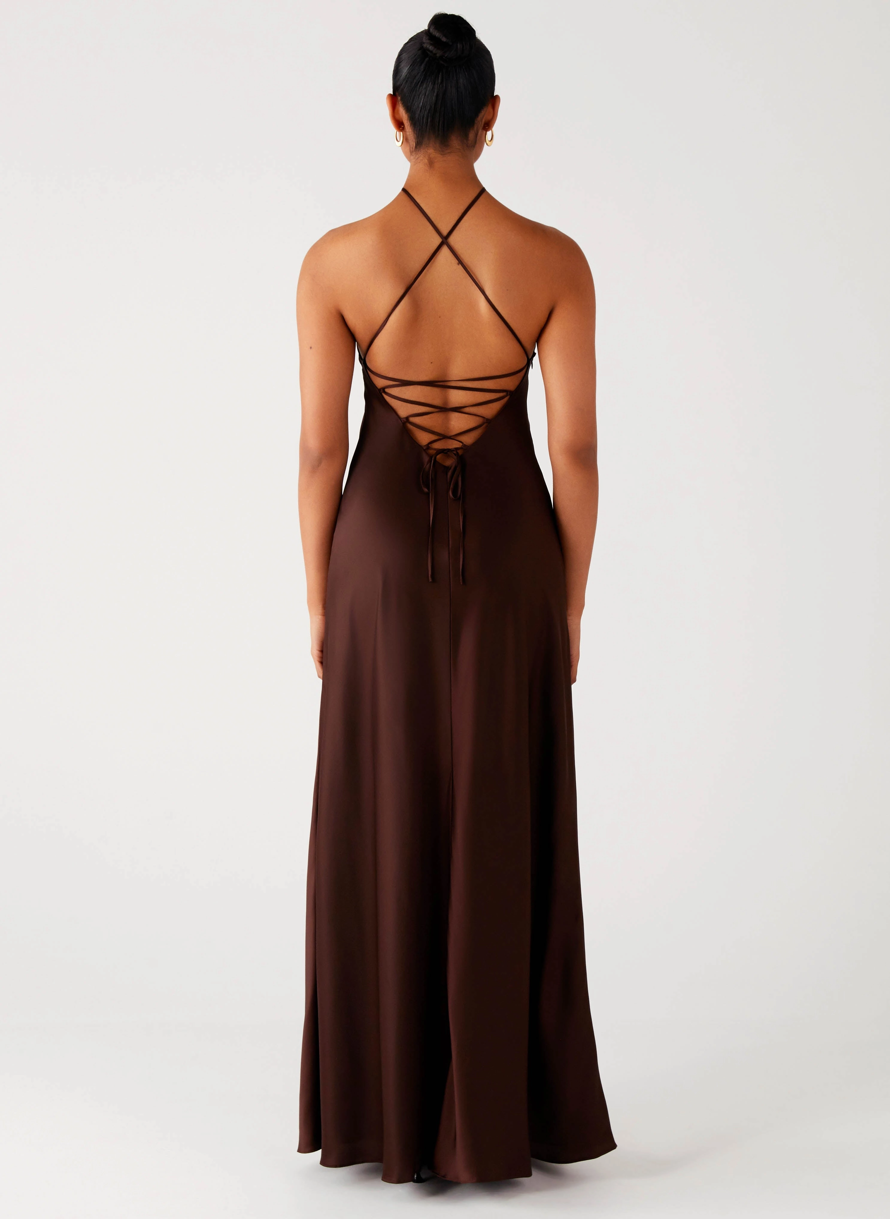 Tulama Maxi Dress - Chocolate Breathable Style