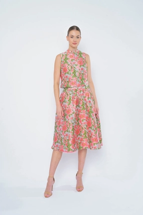 Bold Mood quick dry Tulip Skirt in Peach Begonia