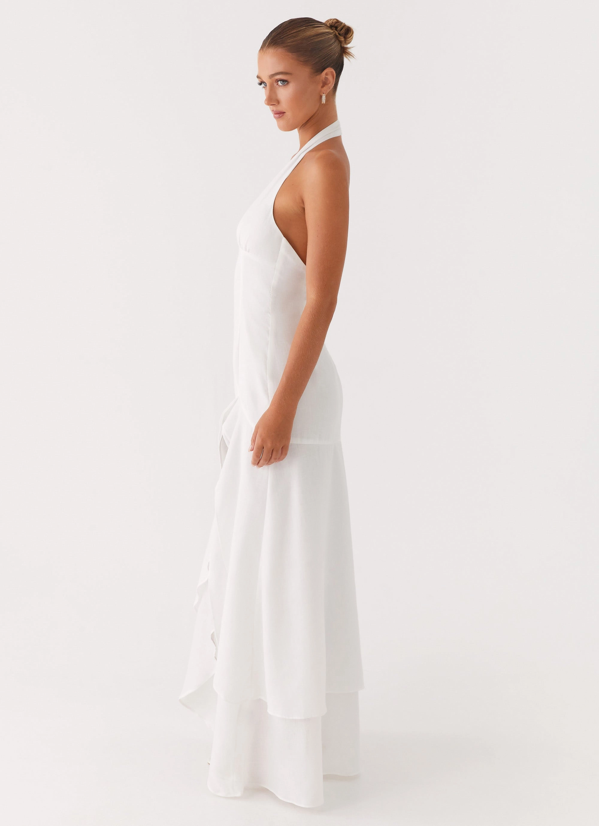 Natural Aesthetic Turu Maxi Dress - White