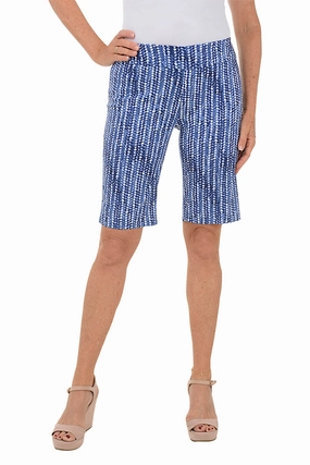 Outdoor Flex Stain-Resistant Twilight Sky Pull-On Bermuda Short
