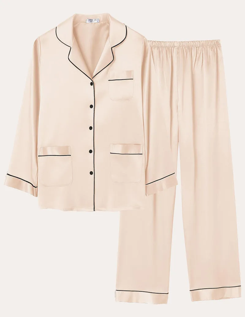 Two-piece Classic Satin Pajama Set (US Only)