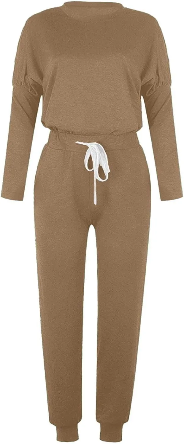 Two Piece Sets for Women Top Pants Sets Long Sleeve Wear Sports Suit Spring Fall Matching Sweatsuit Womens