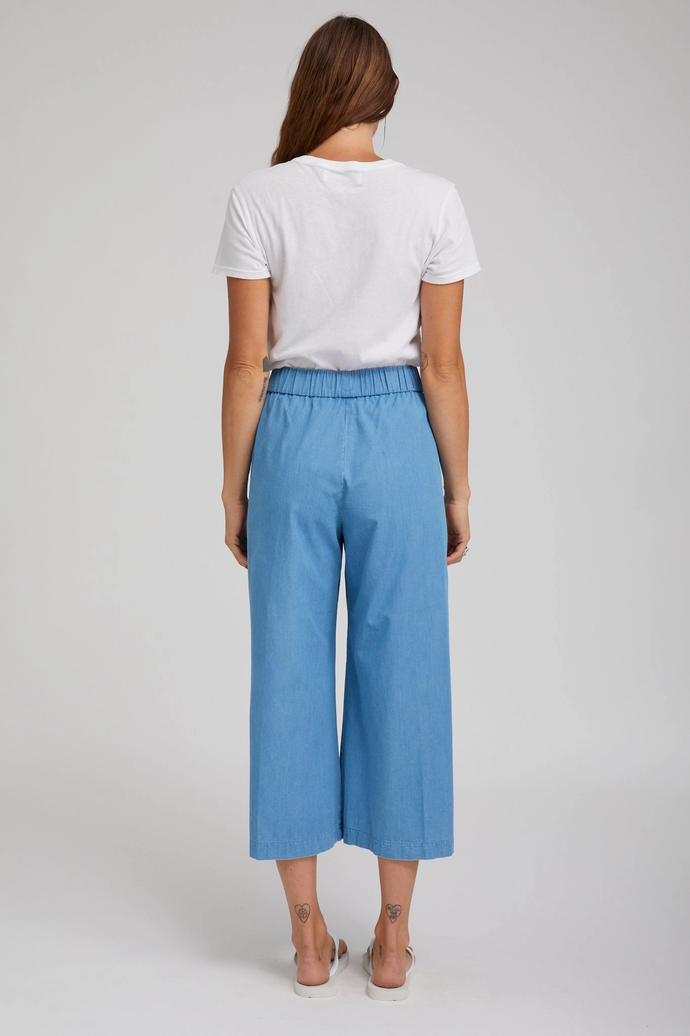 Chambray Culotte Casual Essentials