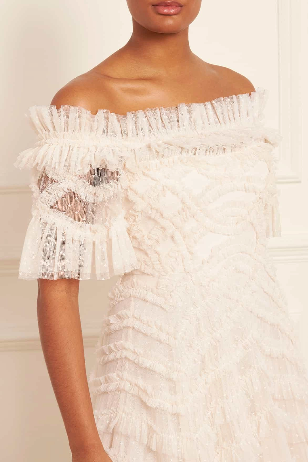 Lana Off-Shoulder Gown Elegant formal outfit Comfortable Shape