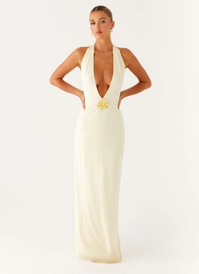 Spirit Maxi Dress - Yellow Layer Ready London Cool