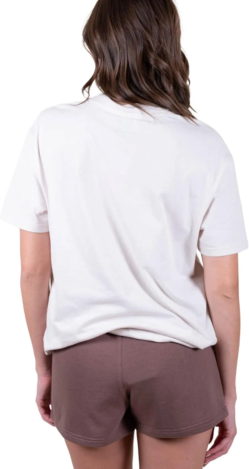 Ultra Game NBA Official Women's Super Soft T-Shirt & Short Set, Los Angeles Lakers, White|Los Angeles Lakers