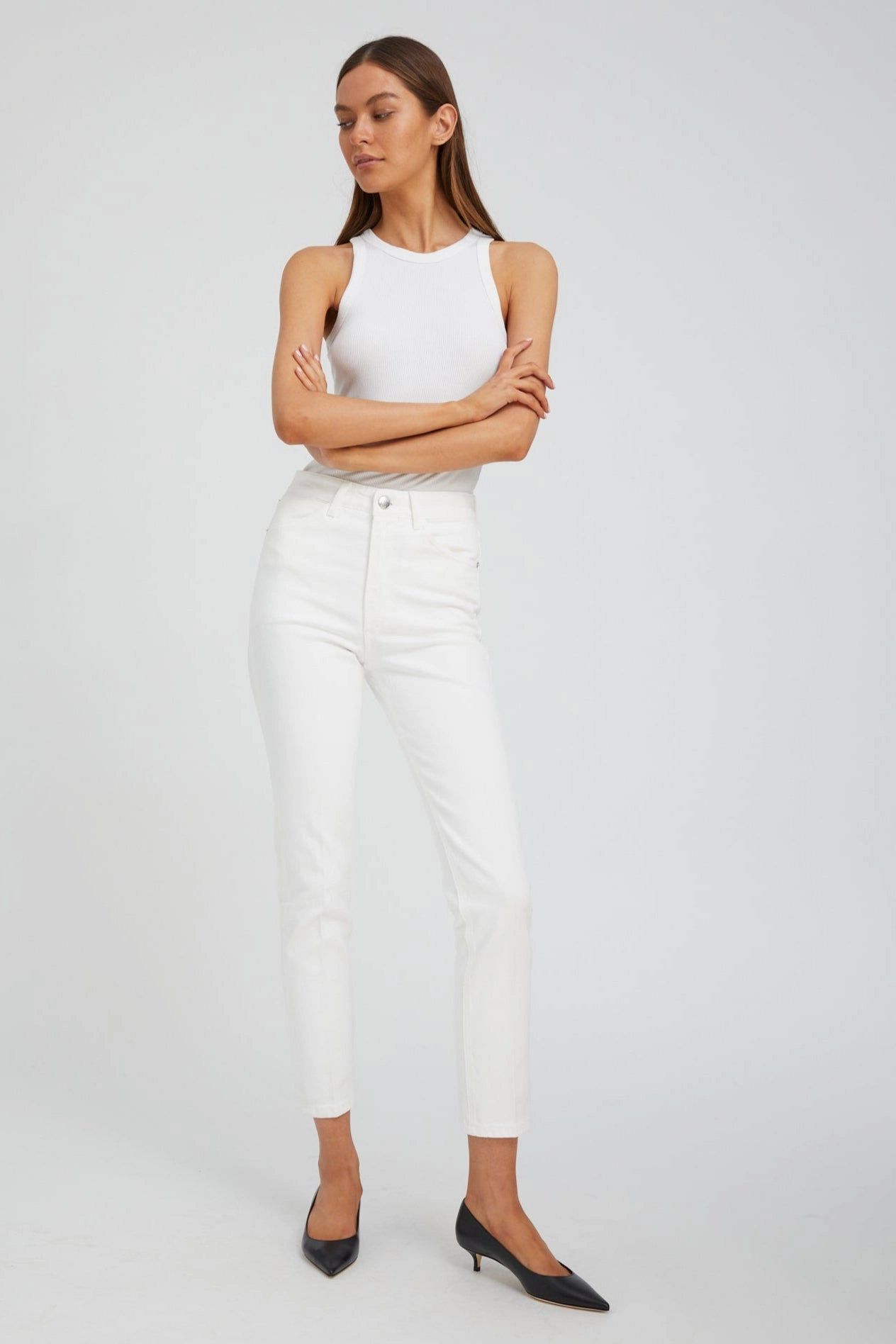 Billie Skinny Straight Leg Denim Slip Resistant