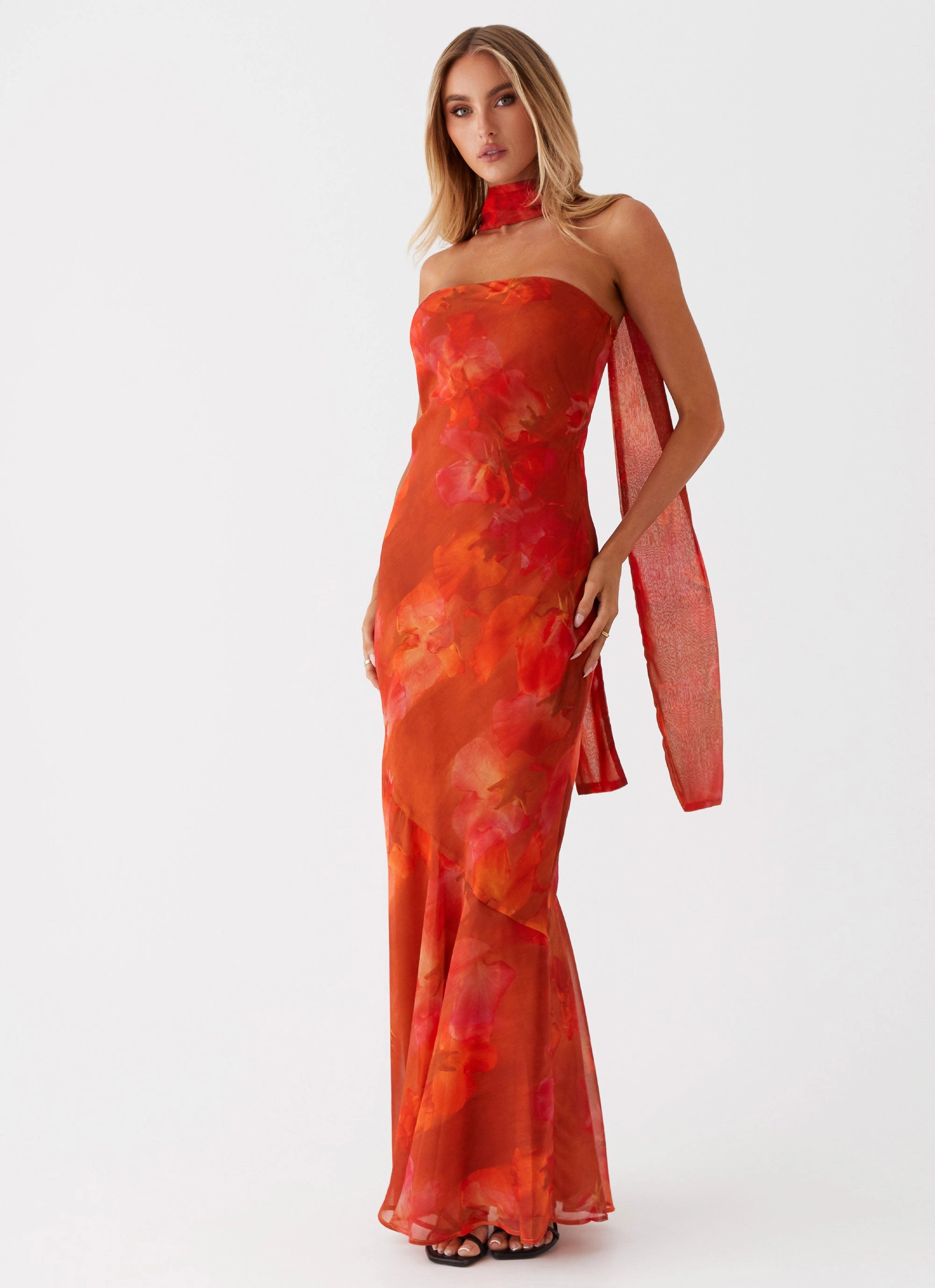 Under The Pagoda Maxi Dress - Amber Comfortable travel dress