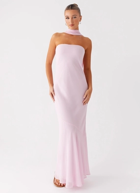 Coastal Chic Under The Pagoda Maxi Dress - Pink