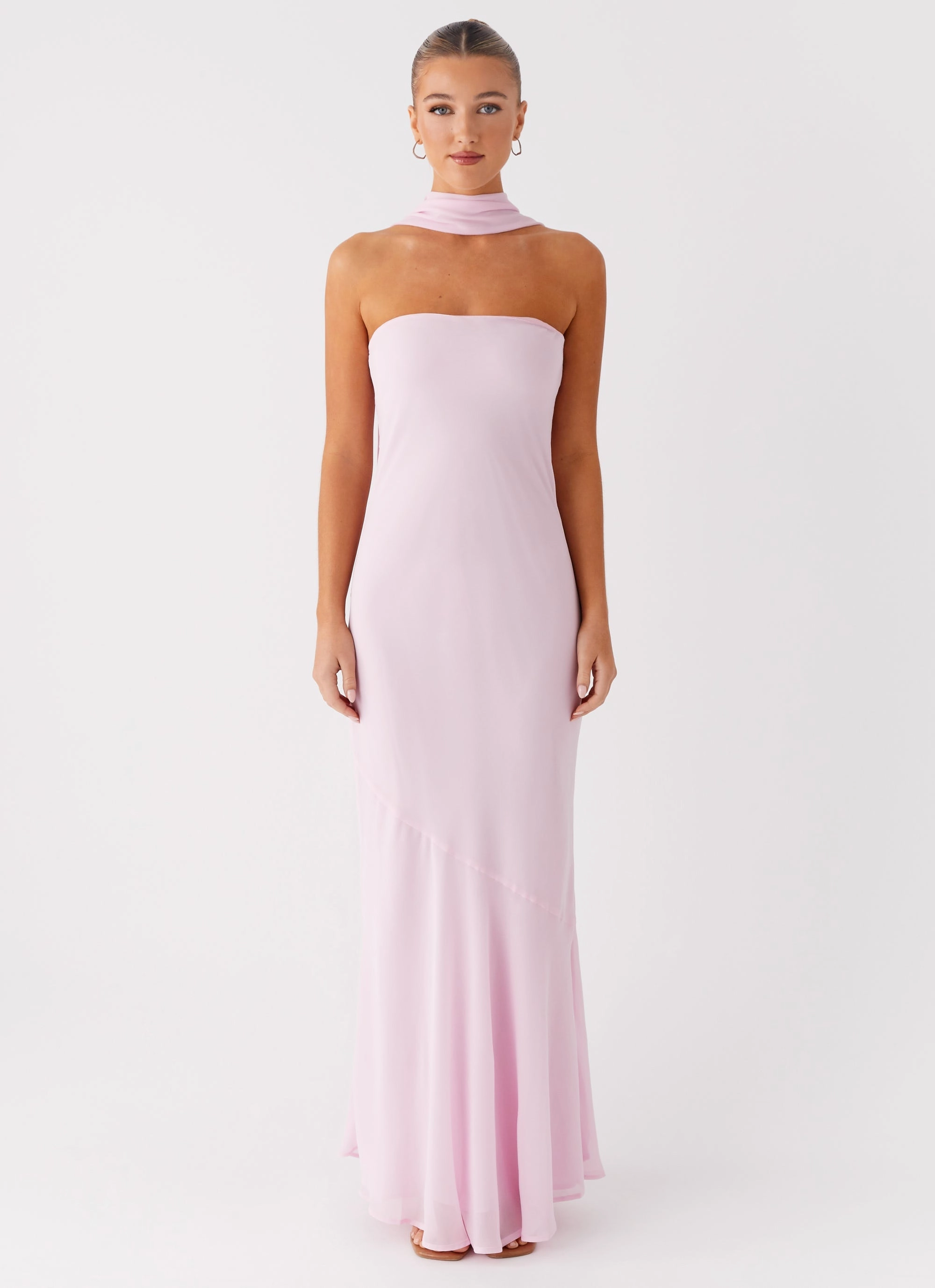 Under The Pagoda Maxi Dress - Pink Perfect Shape