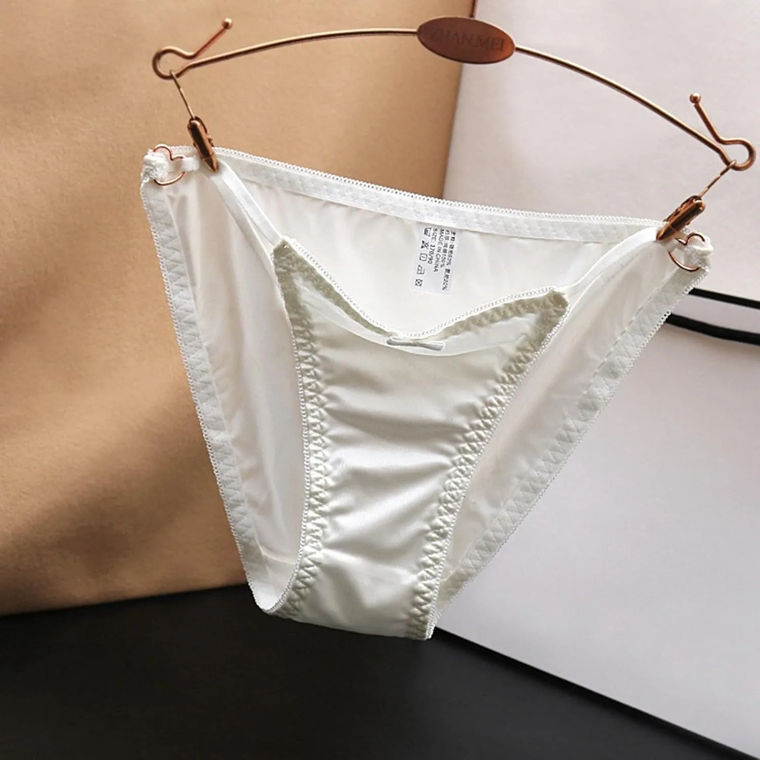 Underwear for Women Seamless Sexy Mid Rise Cheeky Breathable No Show Stretch Hi-Cut Thongs Hipster Brief Bikini Gifts