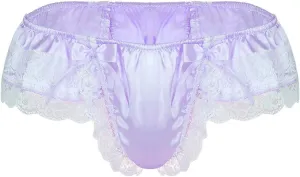 Underwear Lace Briefs Open Mens Thong Panties Butt G-String Low Sissy Sexy Sexy for Women Lingerie Set