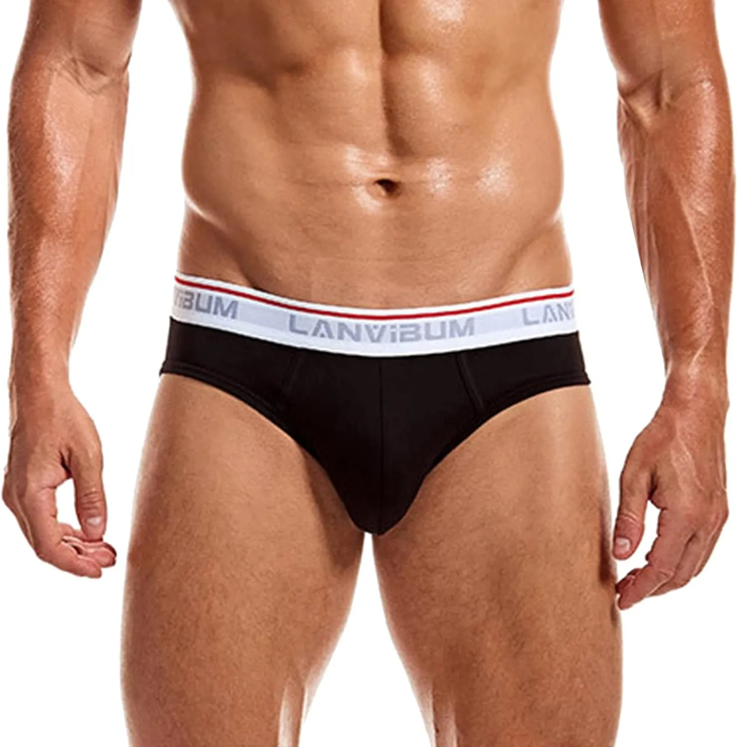 Underwear Men Mens Boxer Briefs Breathable Cotton Underwear for Men A