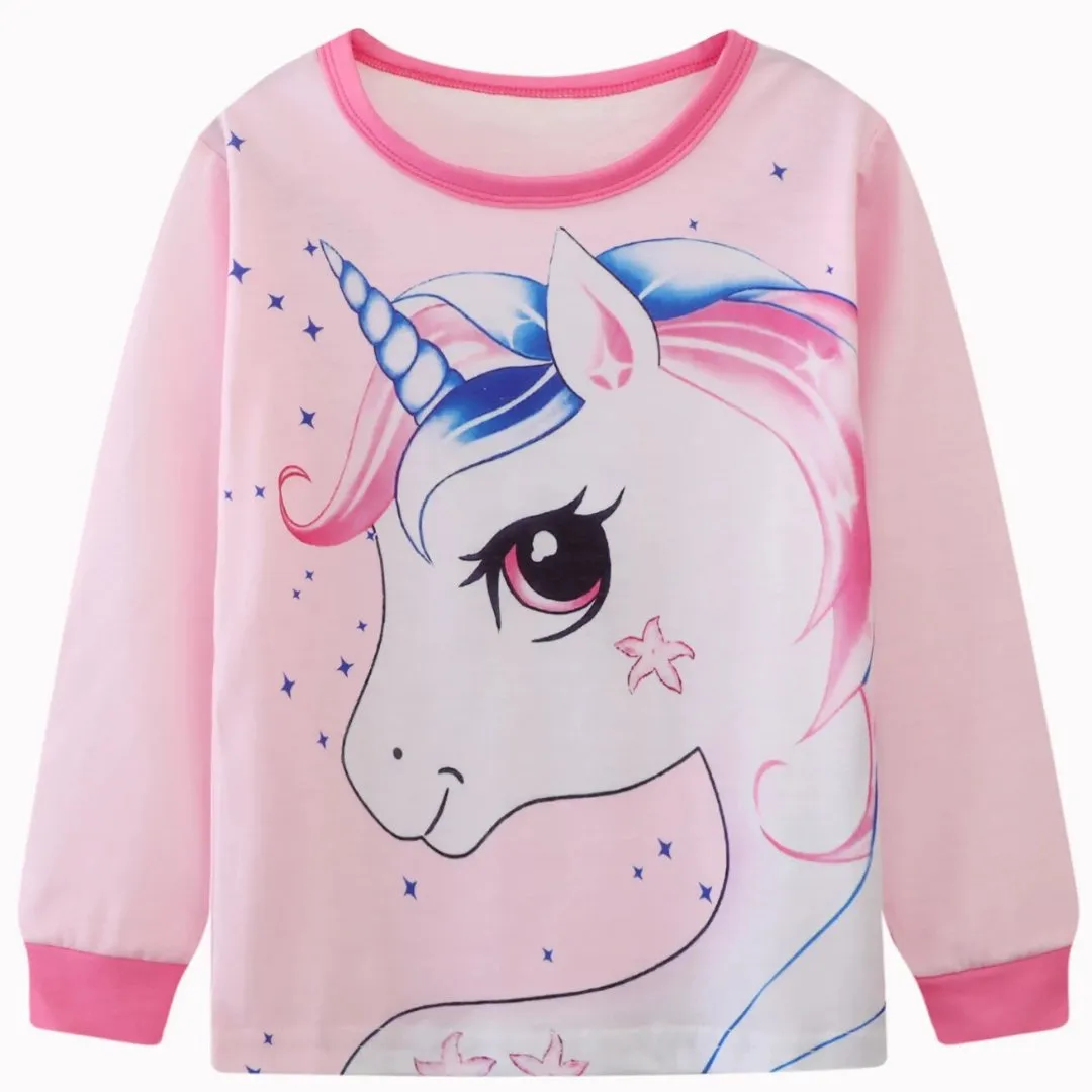 Unicorn Long Sleeve Pajama Set