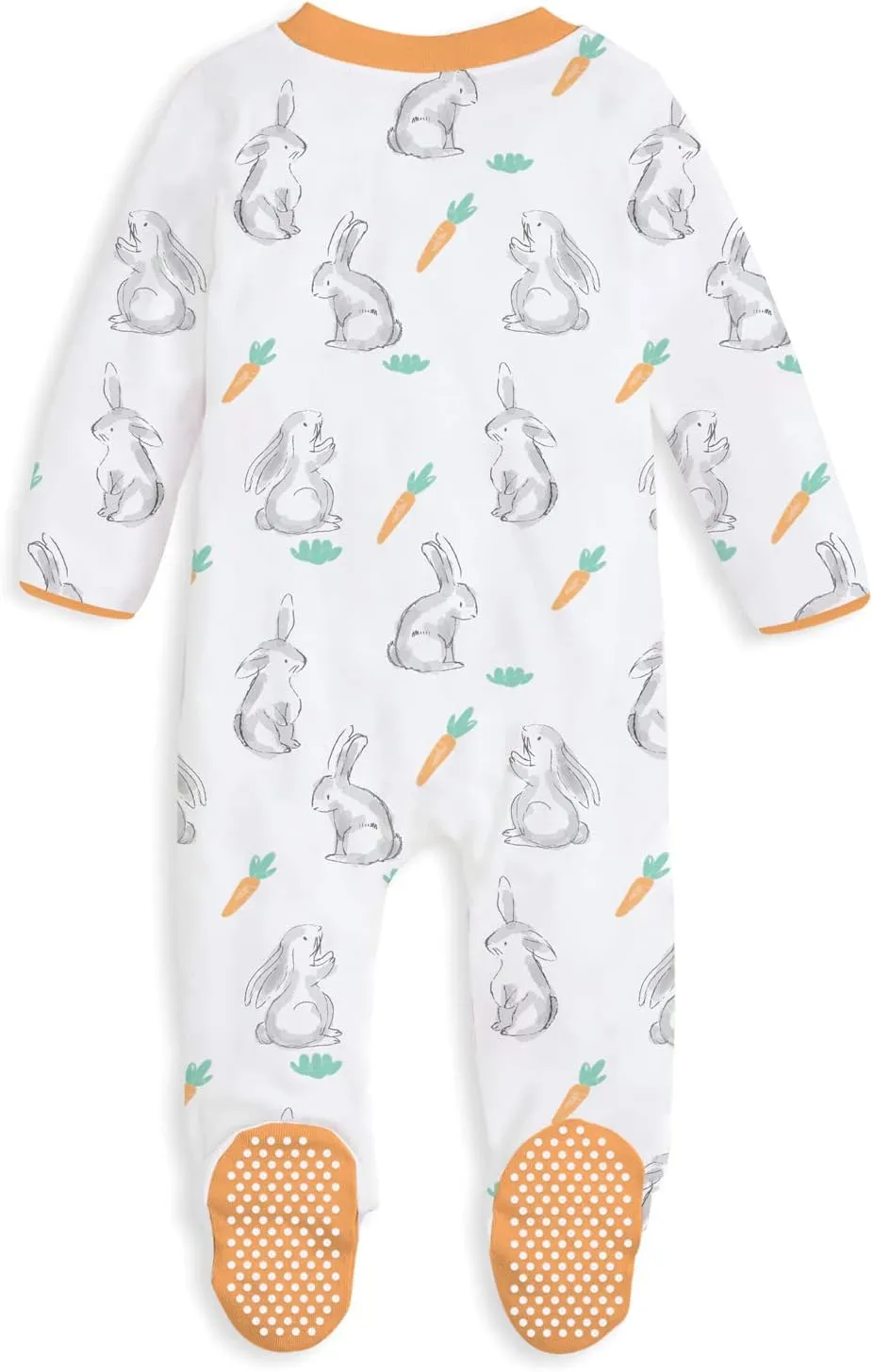 UNIFACO Baby Girls Boys Footed Pajamas One-Piece Sleeper Snug Fit Sleep and Play Zip Front Footie Romper 0-12 Month