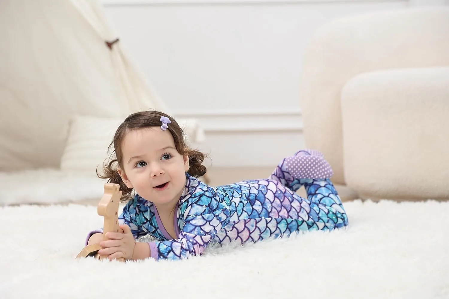 UNIFACO Baby Girls Boys Footed Pajamas One-Piece Sleeper Snug Fit Sleep and Play Zip Front Footie Romper 0-12 Month