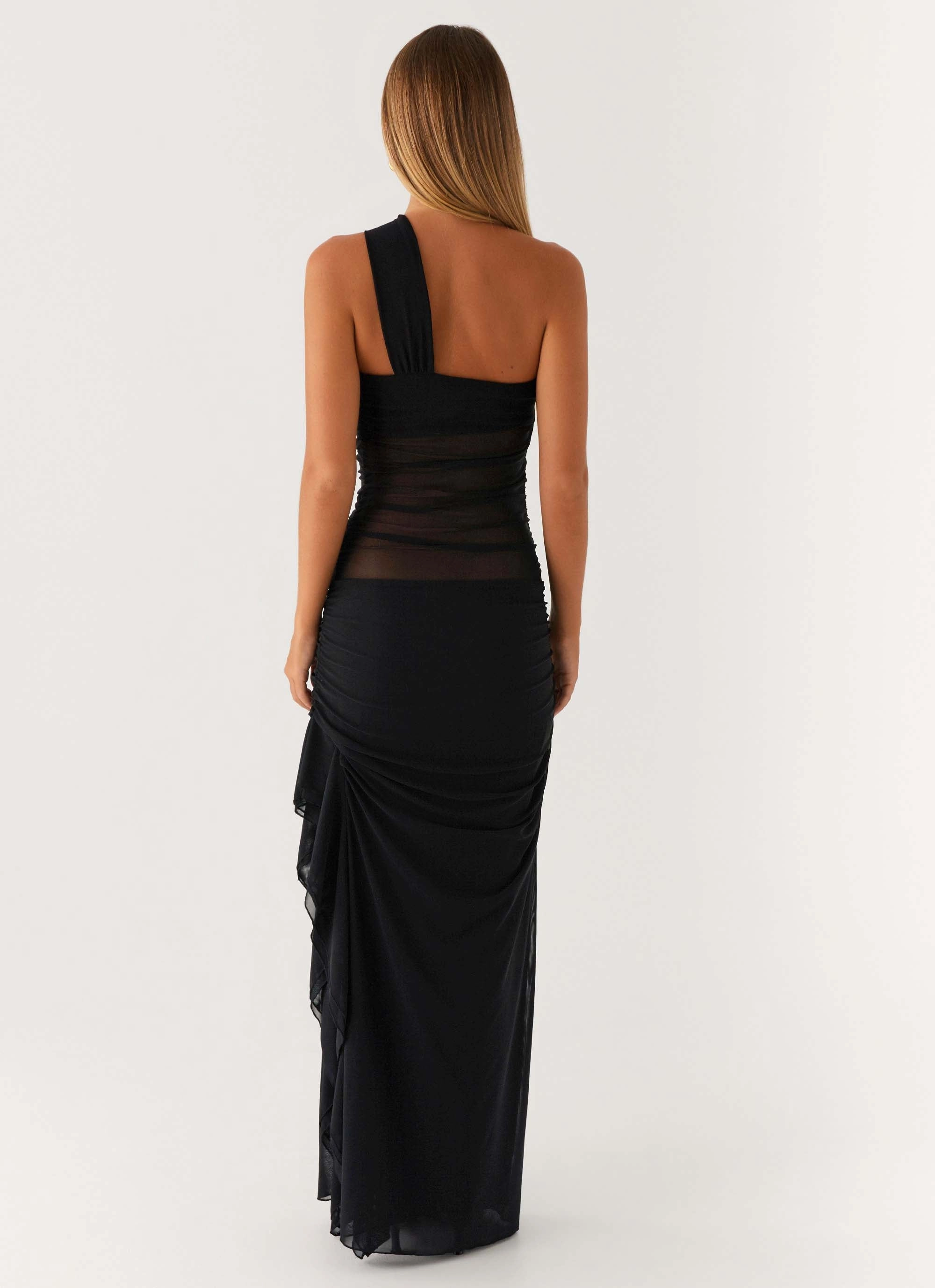 Boho Mood Perfectly Fitted Fiona Maxi Dress - Black