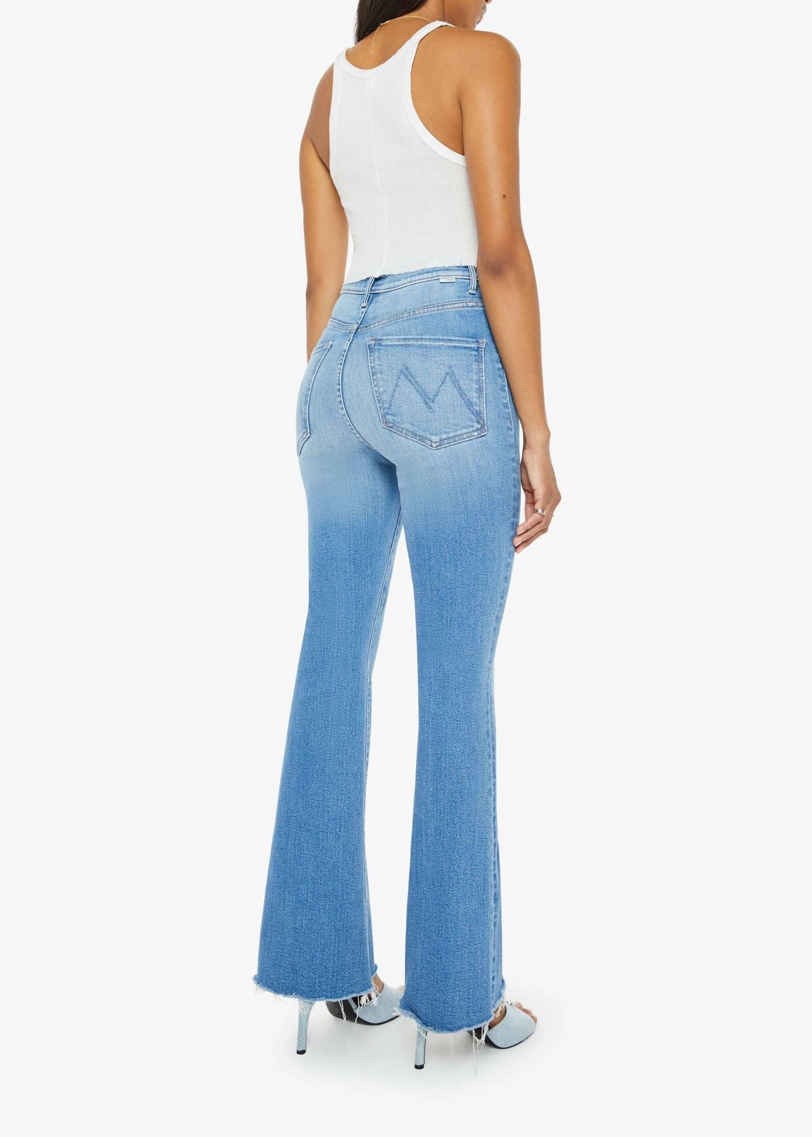 High Waisted Weekender Fray in Read Between the Lines Earthy Music Event Date Night Daily Wear
