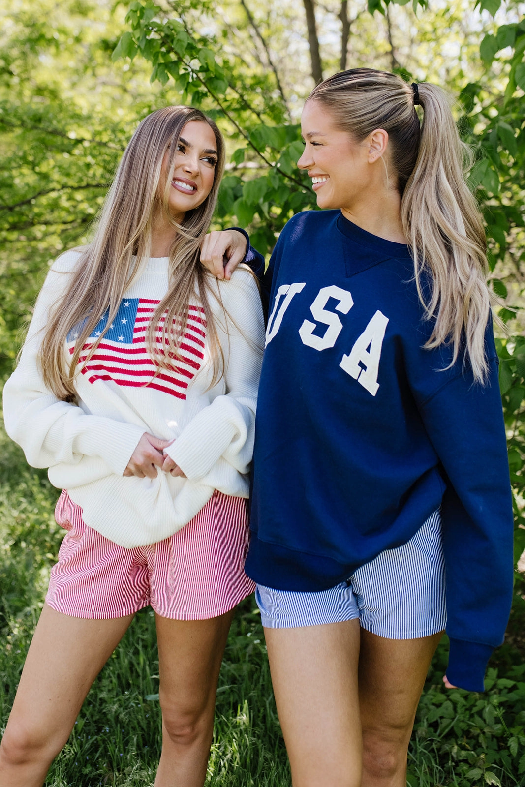 USA 100% Cotton Terry Pullover in Navy *Final-Sale* Adjustable Hem Toggles NonChafingEdges