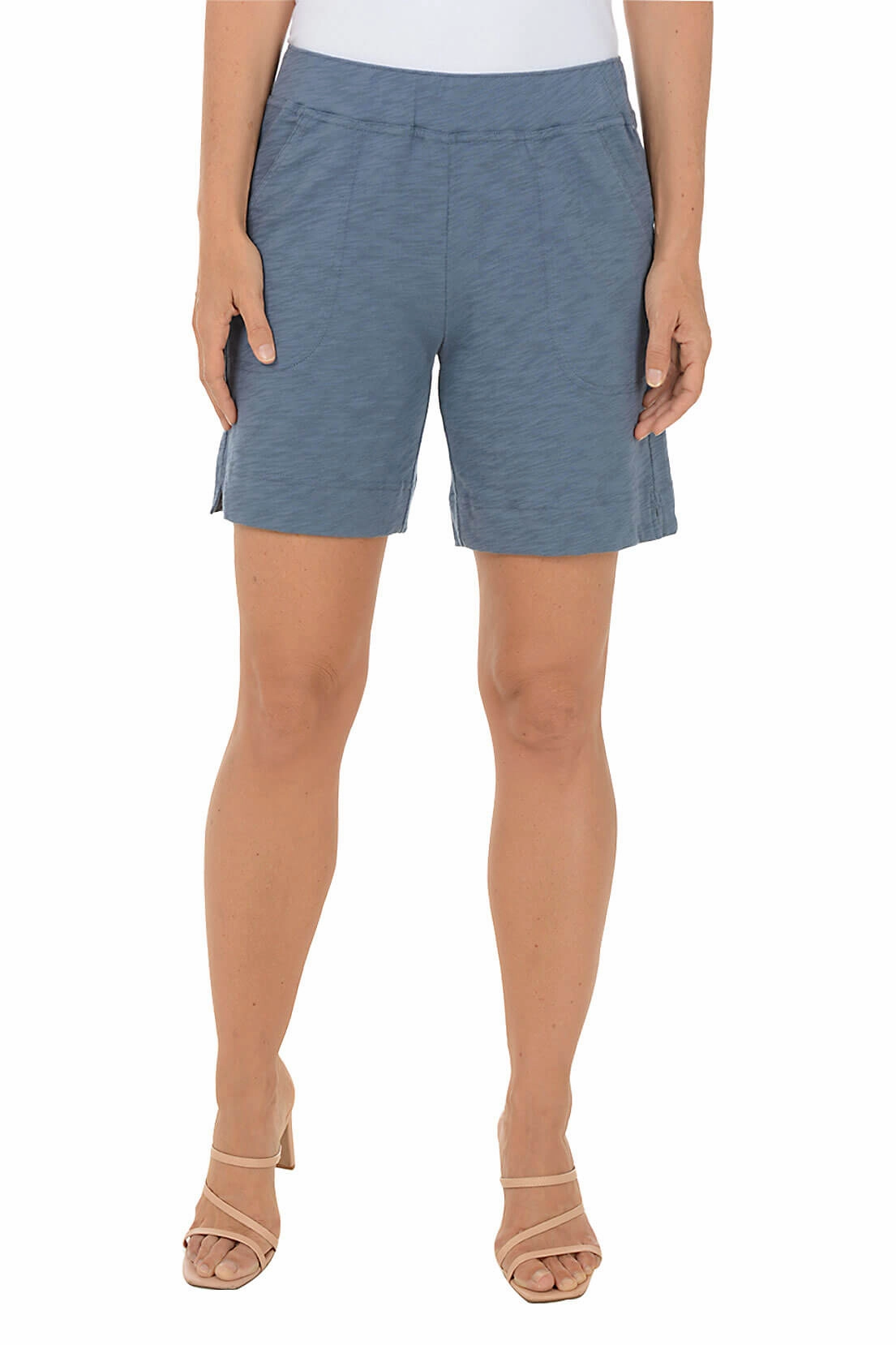 sporty wear AdjustableClosure Pull-On Cotton Slub-Knit Short