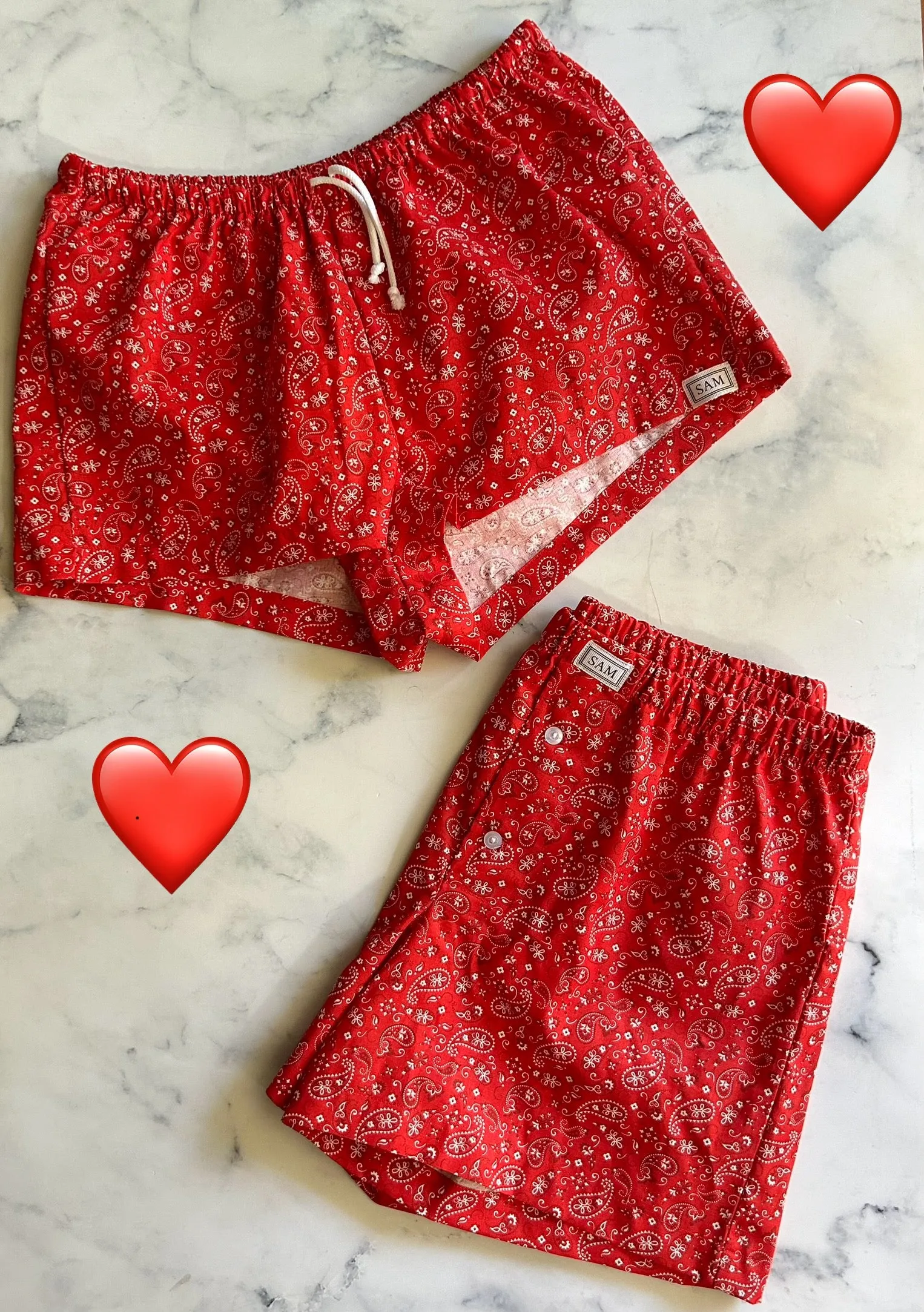 Valentine Red Paisley
