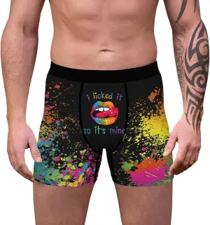 Valentines Day Gifts Men's Underwear Mesh Breathable Trunk Low Rise Cool Boxers No Fly Breathable Underpant Trunks