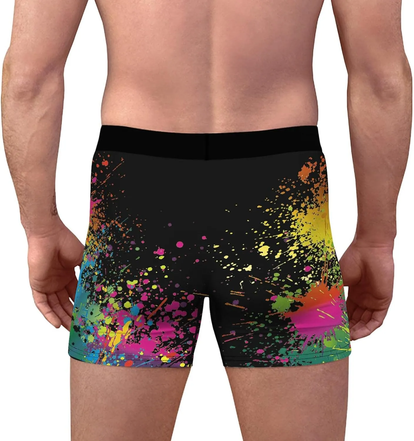 Valentines Day Gifts Men's Underwear Mesh Breathable Trunk Low Rise Cool Boxers No Fly Breathable Underpant Trunks