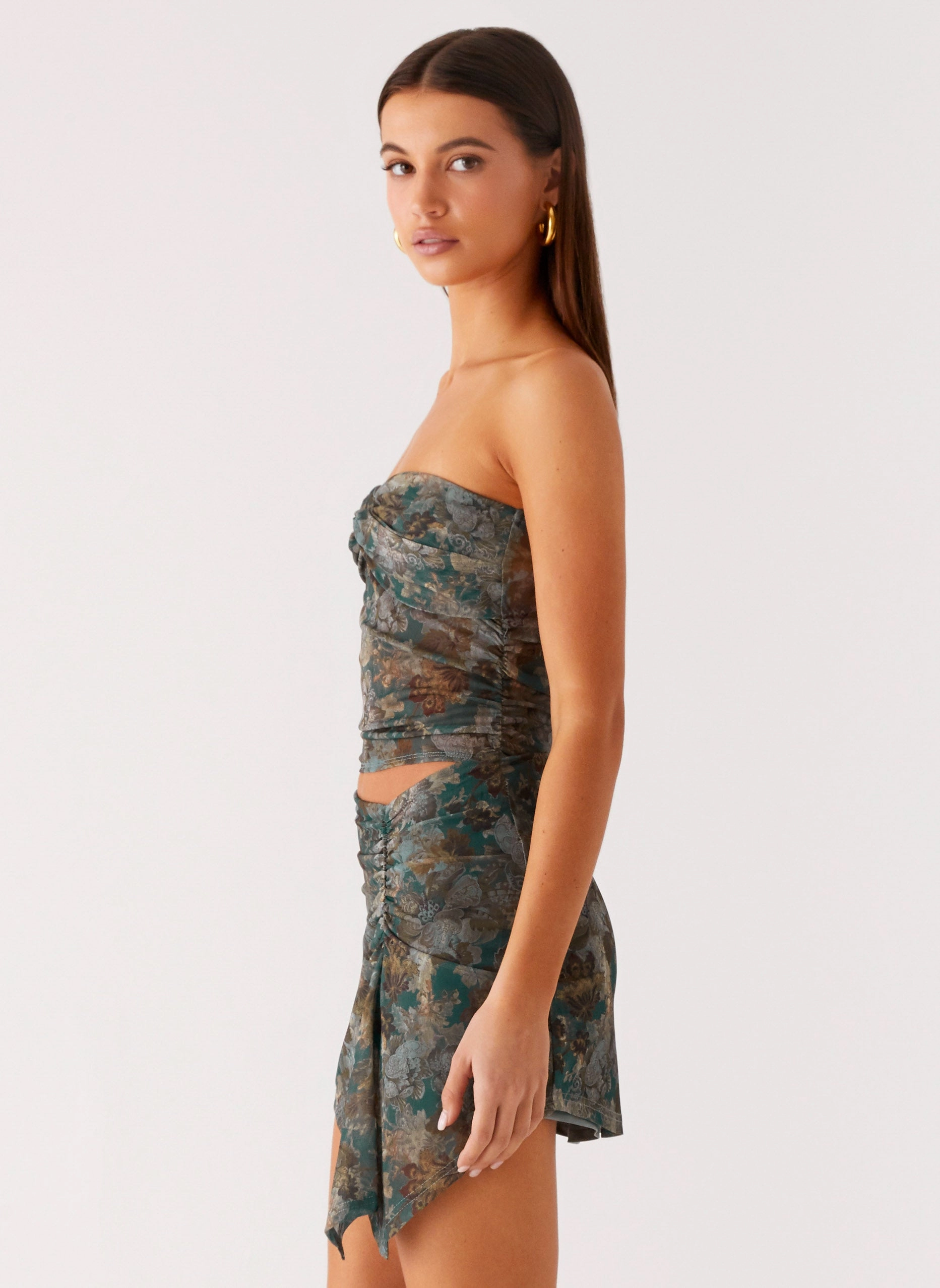 Vayda Mini Dress - Vintage Blossom Elegant Wearable