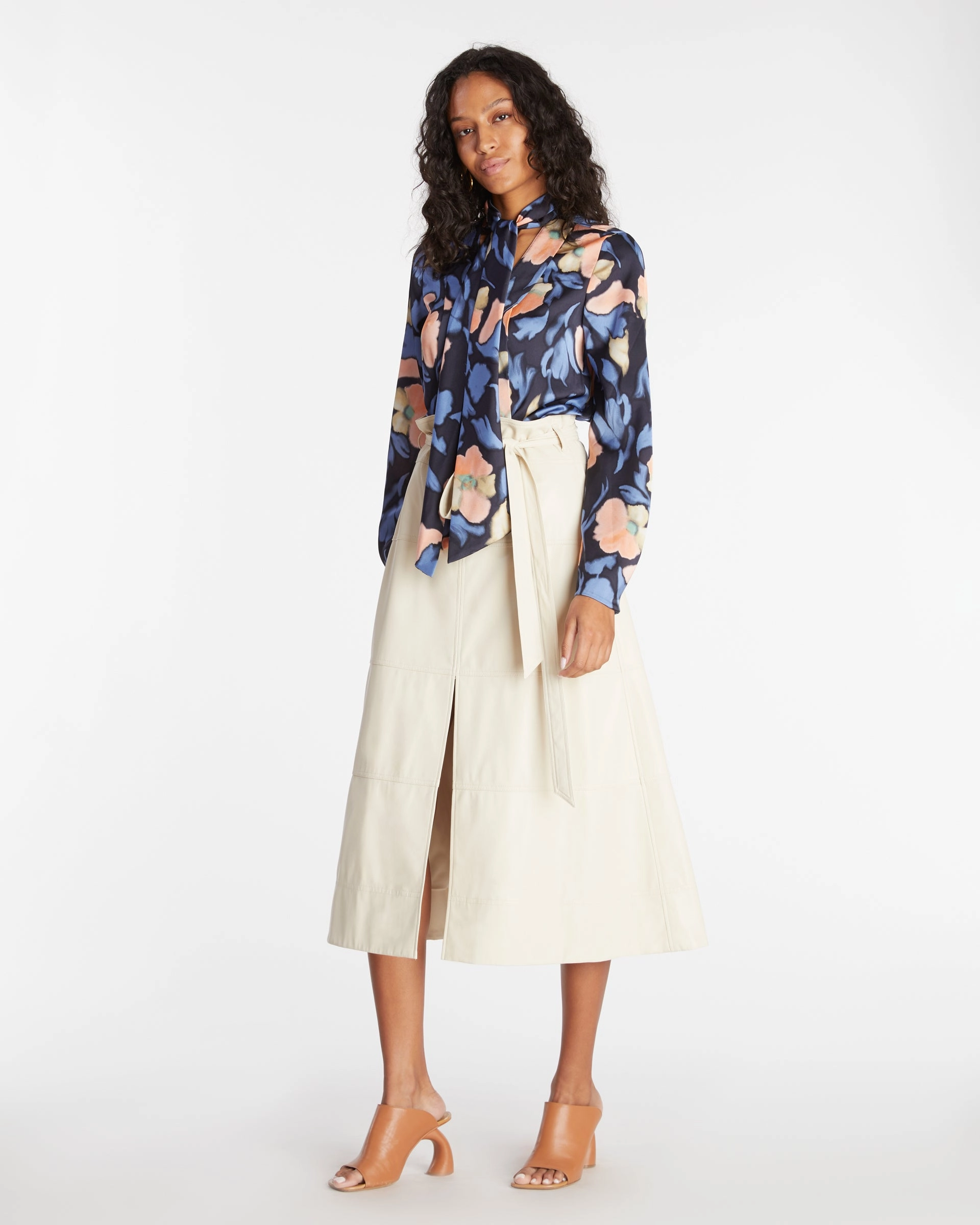 Vegan Leather Hudson Skirt Breathable Stretch Breathable Design