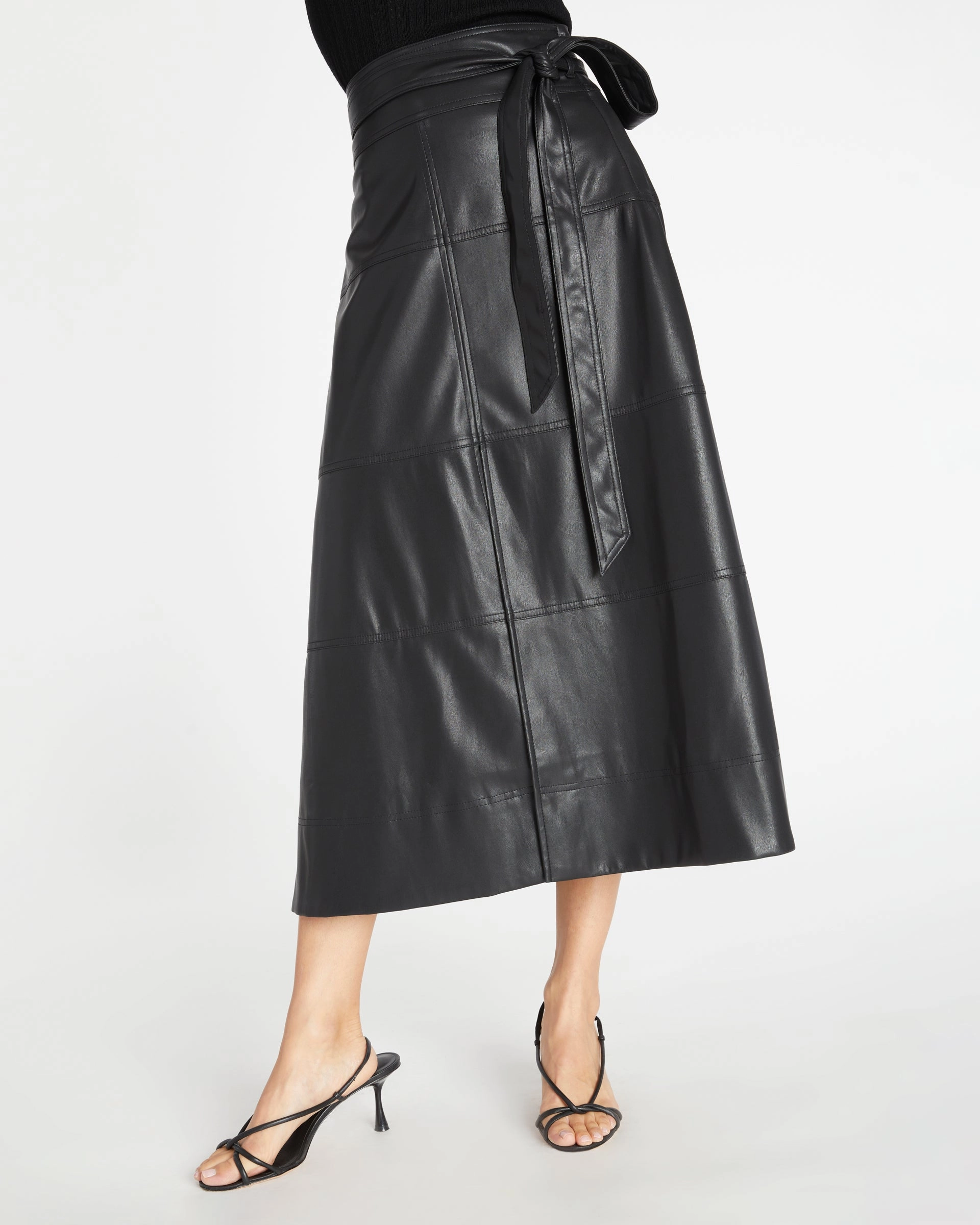 Vegan Leather Hudson Skirt Slim Look Fit Urban Style