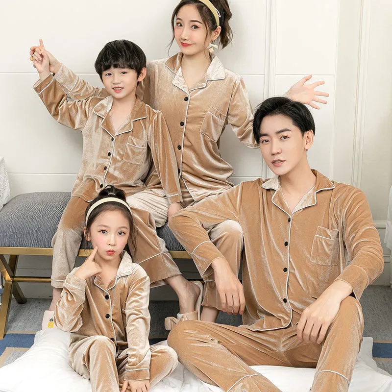 Velvet Family Pajamas Set