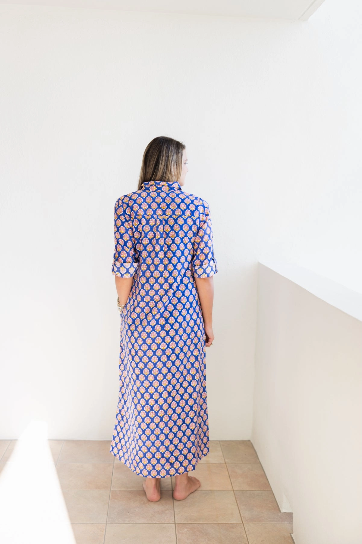 St. Ives Dress Scattered Bouquets Silky Finish