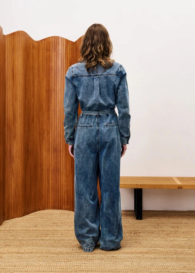 Chic Comfort VERBANA BLUE DENIM JUMPSUIT