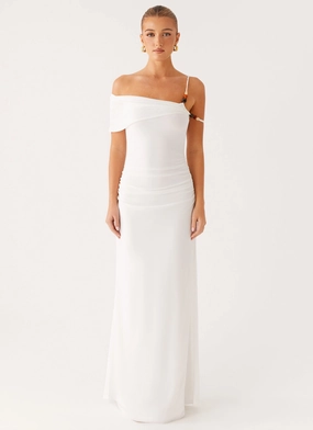 Shine Dressy Conquer Maxi Dress - Off White