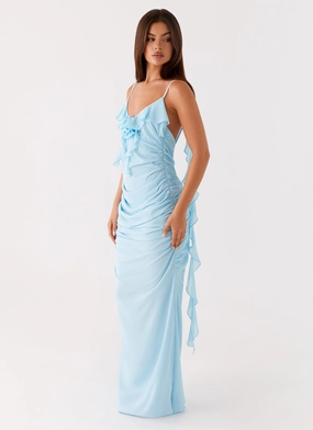 Jasmina Maxi Dress - Blue Limited-Edition Chic Energy