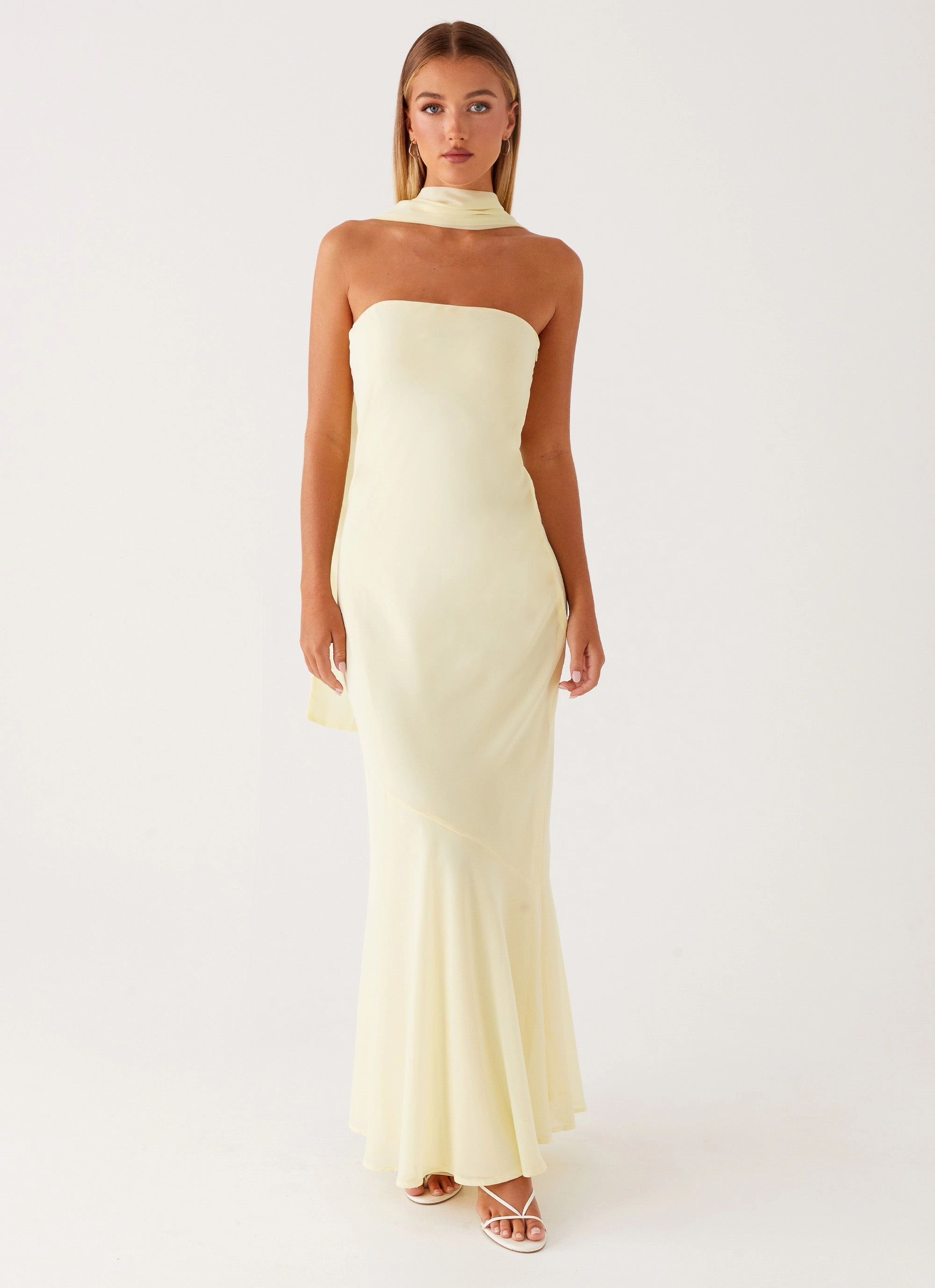 Calm Touch Under The Pagoda Maxi Dress - Yellow