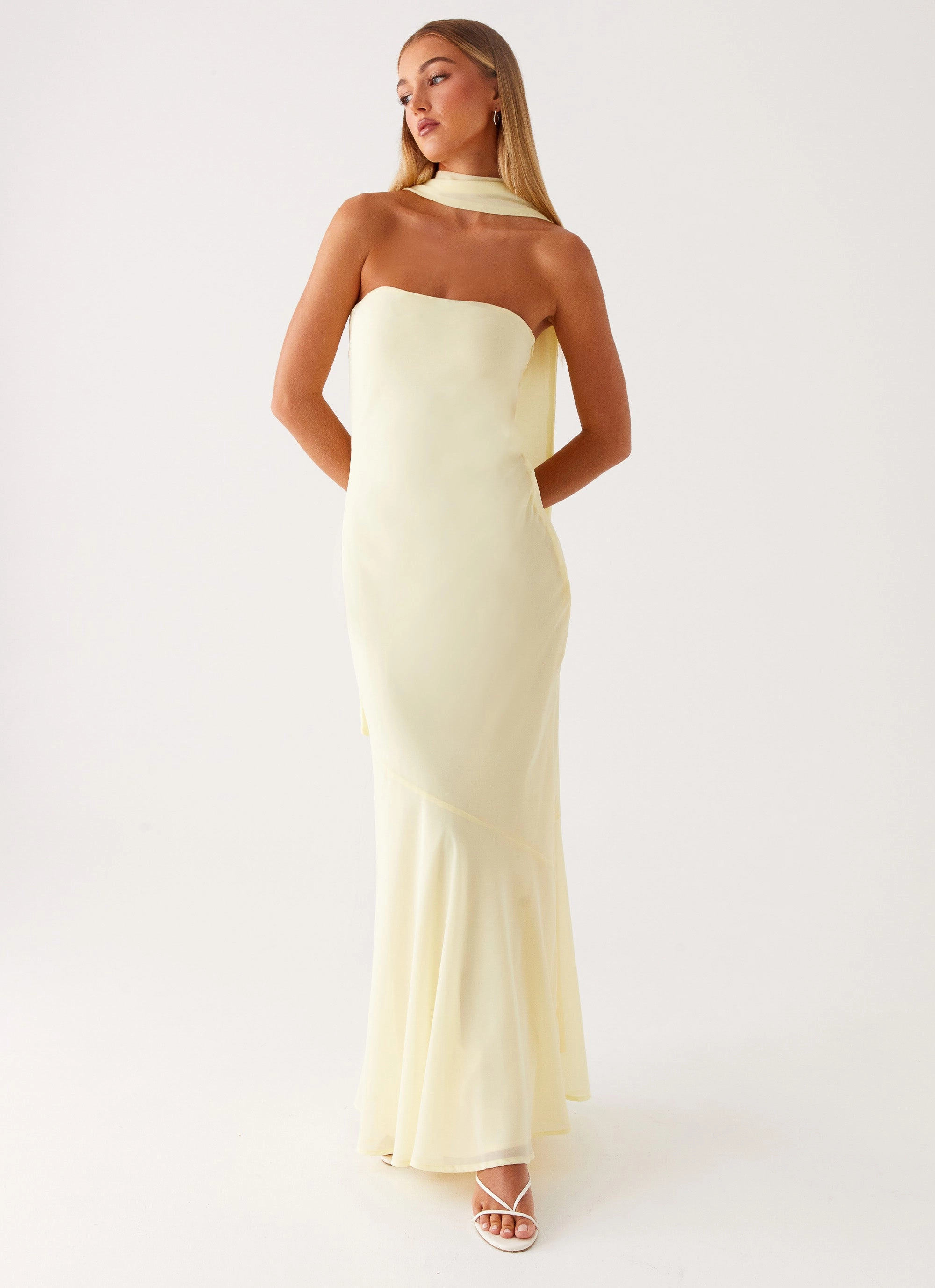 Clean Edge Under The Pagoda Maxi Dress - Yellow