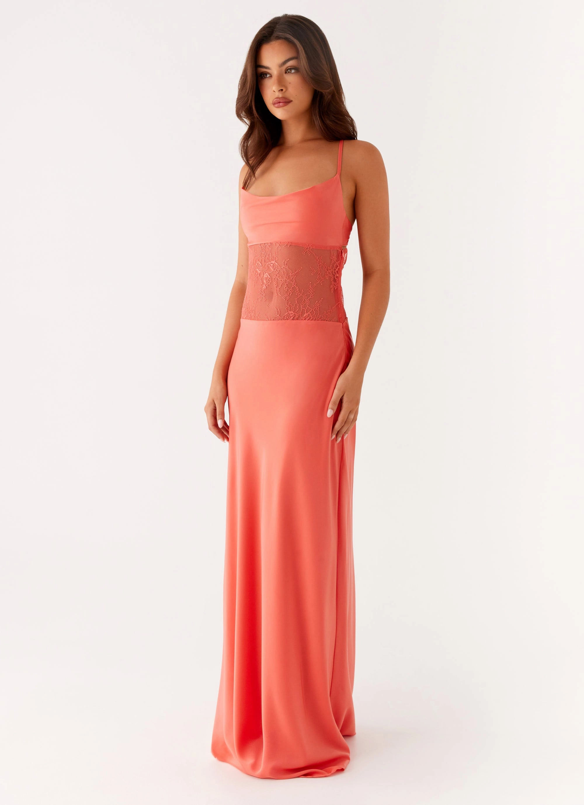 Versatile and Comfortable Shae Maxi Dress - Tangerine