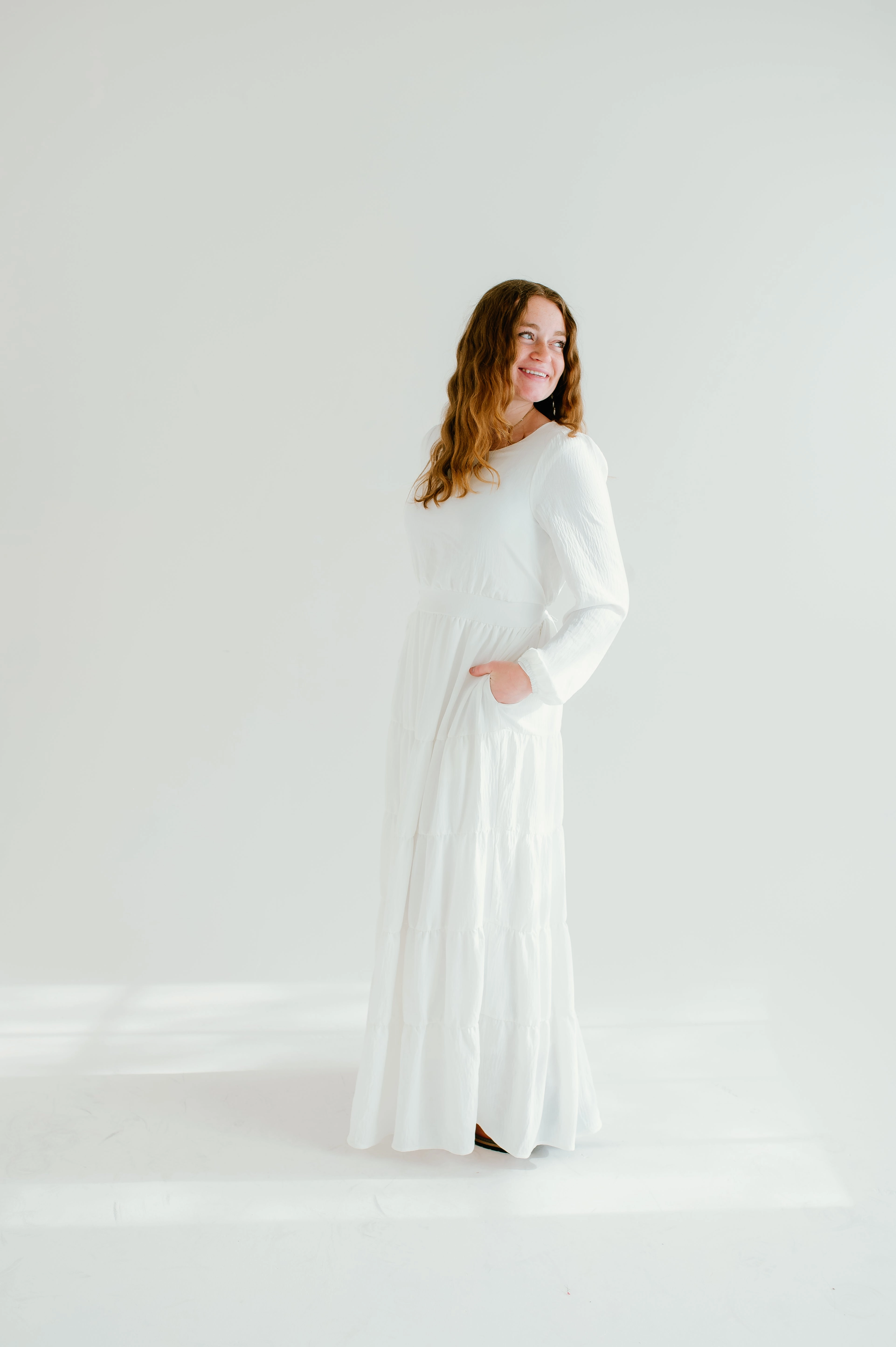 Work Option Light Cloud Melissa Temple Dress