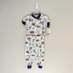 Vintage Carter's Safari Tour Pajamas 24 Months NWT