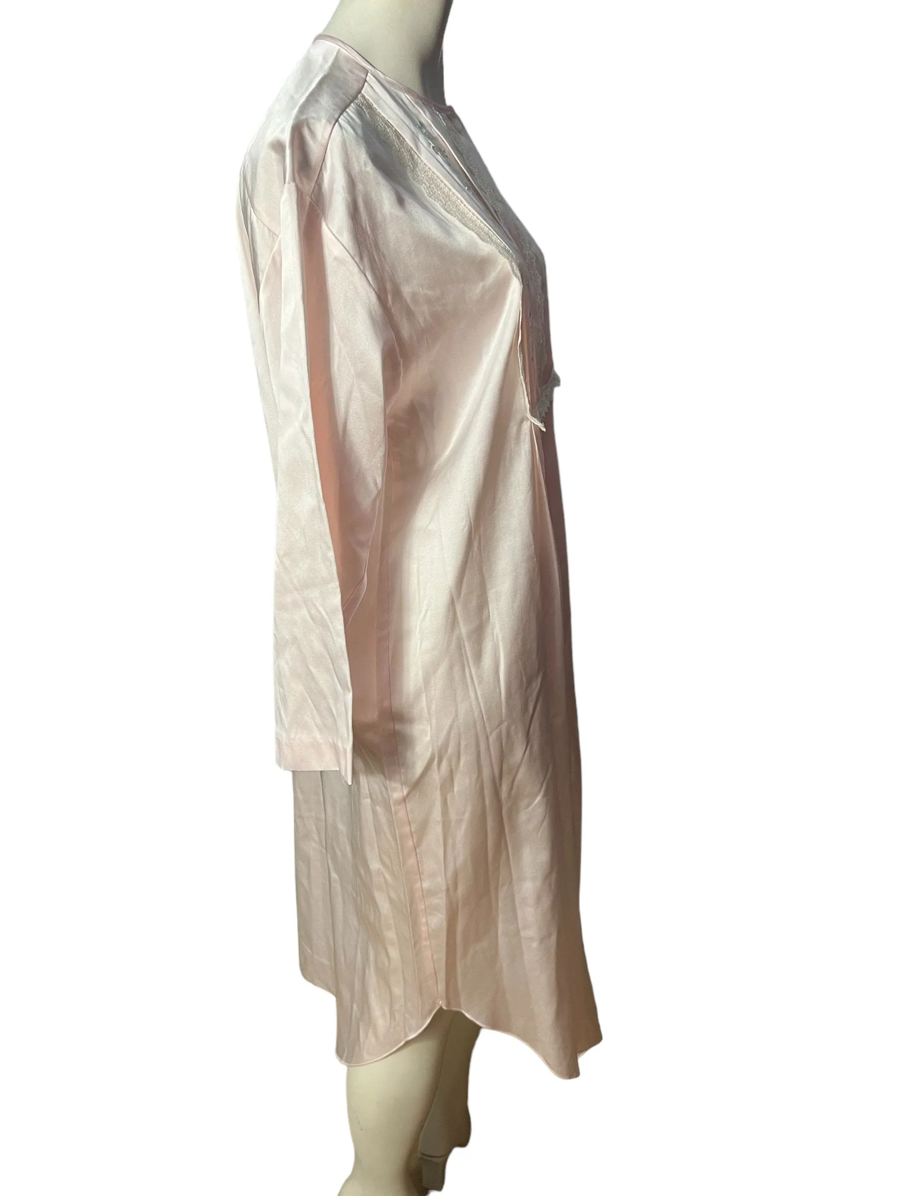 Vintage deadstock pink nightgown M Carole Hochman